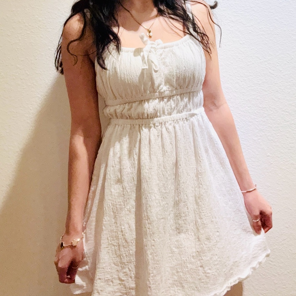 Elegant White Summer Dress
